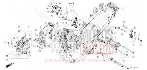CARROSSERIE DE CHASSIS ADV350AT de 2026